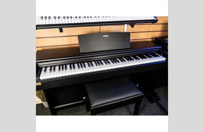Used Yamaha YDP-145 Satin Black Digital Piano Complete Package (SN:ECDJ01067) - Image 4